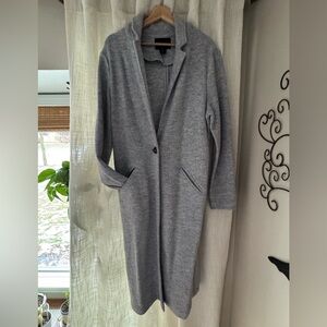 Christian Siriano Gray Long Coat